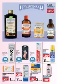 Volantino Carrefour Pagina 3: Shampoo Complex Restivoil €7,39, Crema Deodorante Prep €2,29