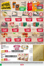 Coop akciós újság hét 33 Oldal 12: Pulykaszárny €1.199,00, GrillMe grillkolbász €899,00