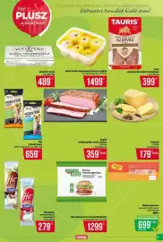 Coop akciós újság hét 33 Oldal 3: Csiperkegomba €1.499,00, Minden nap bacon €699,00
