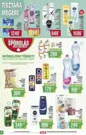 Coop akciós újság hét 35 Oldal 8: Nivea tusfürdő €899,00, Rexona stift, deo €949,00