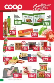 Coop akciós újság hét 34 Oldal 4: Espuna serrano sonka €999,00, Minden nap szeletelt bacon €799,00