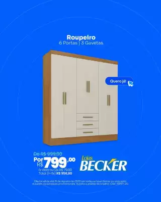 Lojas Becker (válido até 31-08)