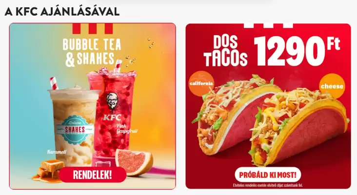 KFC (érvényes eddig: 13-08)