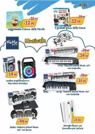 Volantino Giokids Pagina 21: Lucky Tastiera School Music 25T €16,99, London Amplificatore e Microfono Wireless €14,99