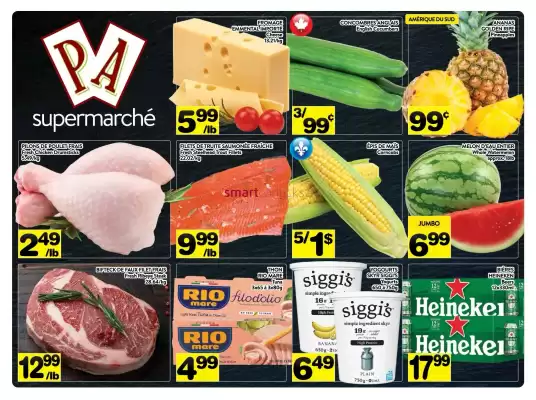 Supermarché PA flyer