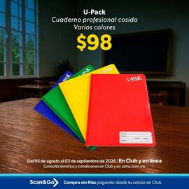 Catálogo Sam's Club Página 4: U-Pack Cuaderno profesional cosido €98,00