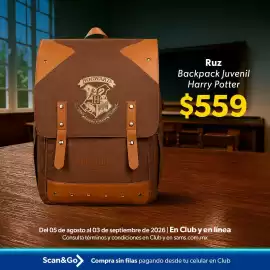 Catálogo Sam's Club Página 2: Ruz Backpack Juvenil Harry Potter €559,00
