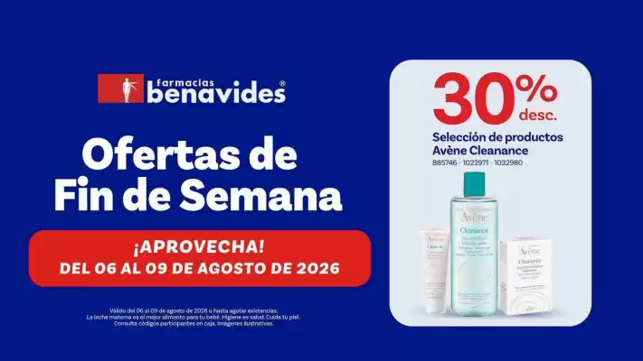 Farmacias Benavides (válido hasta 9-08)