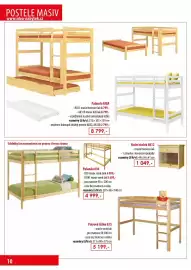 IDEA nábytek leták Strana 10: Noční stolek 8812 €1.049,00, Patrové lůžko 835 €5.199,00