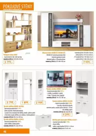 IDEA nábytek leták Strana 46: Masiv Pokojová stěna 8049 €5.799,00, Bentley obývací stěna IN5002135 €7.999,00