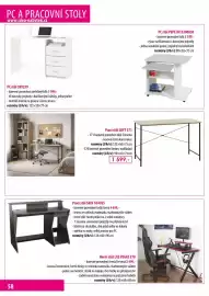 IDEA nábytek leták Strana 58: PC stůl PEPE €2.199,00, Psací stůl LOFT 371 €1.599,00