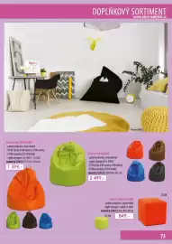 IDEA nábytek leták Strana 73: Sedací taburet CUBE €849,00, Sedací vak STANDARD €1.399,00