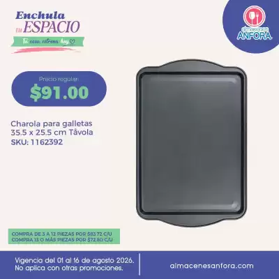 Almacenes Anfora (válido hasta 16-08)