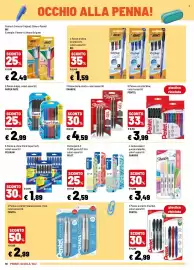 Volantino Iper La Grande Pagina 10: Penne Gel a scatto Sharpie €4,59, Penne Inkjoy Paper Mate €2,99