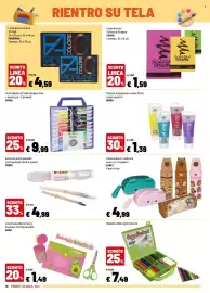 Volantino Iper La Grande Pagina 18: Set Valigetta 22 tubi tempera fine PRIMO €9,99, Astuccio porta pennelli PRIMO €4,99