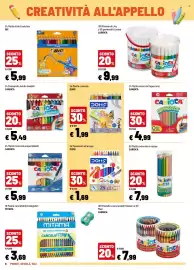 Volantino Iper La Grande Pagina 8: Pennarelli Jumbo lavabili Carioca €5,49, Matite colorate DOMS €1,99