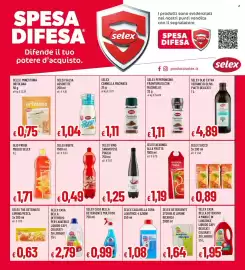 Volantino Famila Pagina 11: SELEX CANNELLA MACINATA €1,11, SELEX SUCCO €0,89