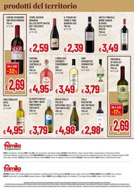 Volantino Famila Pagina 4: VINO PIEMONTESE VIOGNER DOC €3,79, I SOMELIERI PIEMONTE CHARDONNAY DOC €3,49