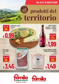 Volantino Famila Pagina 1: AZIENDA AGRICOLA FUSERO PANNA COTTA ASSORTITA €1,49