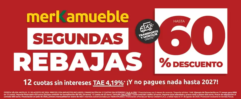 Merkamueble (válido hasta el 31-08)