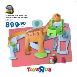 ToysRUs catalogue Page 2: Paw Patrol Dino Movie Pup Squad Lift And Race Playset €899,90