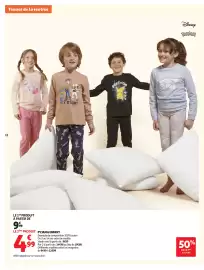 Catalogue Auchan page 12: PYJAMA ENFANT €4,99