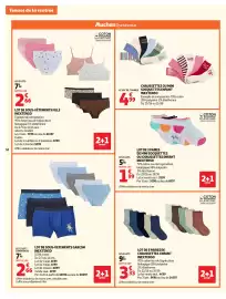 Catalogue Auchan page 16: INEXTENSO mini socquettes ou chaussettes enfant €1,99, INEXTENSO LOT DE SOUS-VETEMENTS GARÇON €2,66