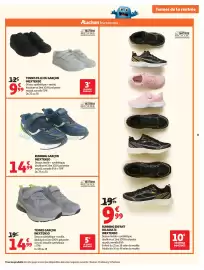 Catalogue Auchan page 9: INEXTENSO TENNIS FILLE OU GARÇON €9,99, INEXTENSO RUNNING GARÇON €14,99