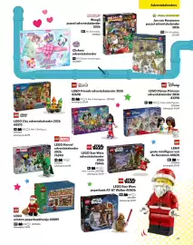 Intertoys Speelboek 2026 Pagina 80: Lego marvel adventskalender 2026 €34,99, Lego star wars peperkoek at-at walker €59,99