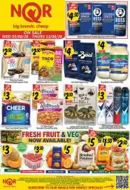Not Quite Right catalogue Page 1: Golden Wok Korean Dumplings Barbecue Beef Mandu €2,50, Bega Bold Cream Cheese €4,00