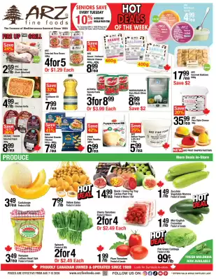 Arz Fine Foods (valid until 13-08)