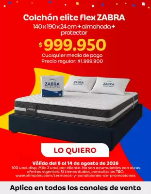 Olímpica (válido hasta 14-08)