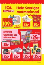 ICA Kvantum reklamblad vecka 33 Sida 1