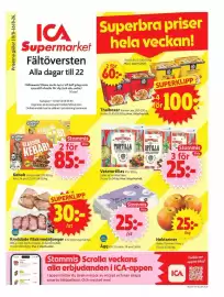 ICA Supermarket reklamblad vecka 33 Sida 1