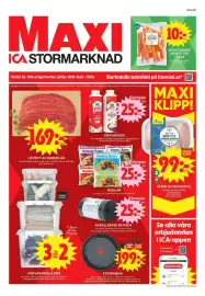 ICA Maxi reklamblad vecka 33 Sida 1