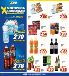 Volantino Ard Discount Pagina 10: Caramelle jingle €2,50, Bibite Monster €2,30