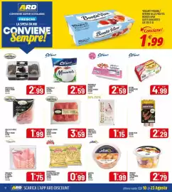 Volantino Ard Discount Pagina 12: Bresaola punta d'anca Terre & Tesori €3,59, Pasta fresca di semola Past'Oro €0,99