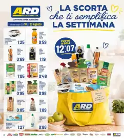 Volantino Ard Discount Pagina 26: Funghi champignon SicilSole €1,05, Farina Sfornasole €0,48
