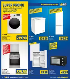 Volantino Ard Discount Pagina 30: Cucina a gas Houstyle €229,90, Frigorifero Houstyle €99,90