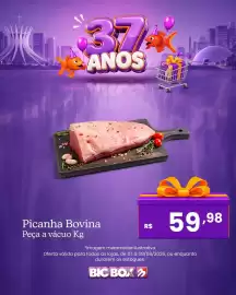 Encarte Big Box semana 33 Página 2: Picanha Bovina Peça a vácuo Kg €59,98