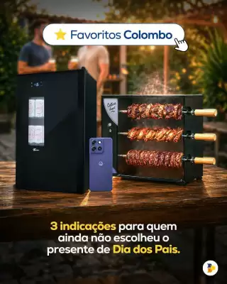 Lojas Colombo (válido até 16-08)