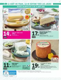 Catalogue E.Leclerc page 12: CARRÉ D'AURILLAC €11,90, ISTARA P'TIT BASQUE €19,89