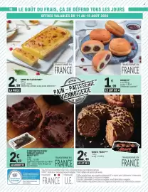 Catalogue E.Leclerc page 18: BANDE DE FLAN NATURE €2,99, POZZ Mini Muffins €2,69