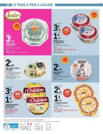 Catalogue E.Leclerc page 28: HAXAIRE MUNSTER €2,79, Maison Dodin Munster AOP €3,49