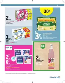 Catalogue E.Leclerc page 31: MALO Yaourt au Lait Entier €1,95, YOP P'TIT YOP €2,59