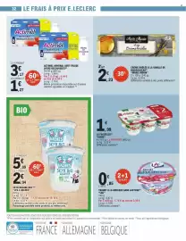 Catalogue E.Leclerc page 32: LAC Yaourt à la Grecque sans lactose €0,85, Actimel €4,44