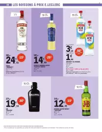 Catalogue E.Leclerc page 44: J&B RARE Blended Scotch Whisky €12,33, SMIRNOFF VODKA €24,61