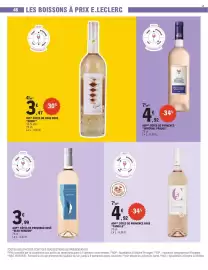 Catalogue E.Leclerc page 46: Imperial Pradel €4,92, CAMILLE CÔTES DE PROVENCE ROSÉ €4,92