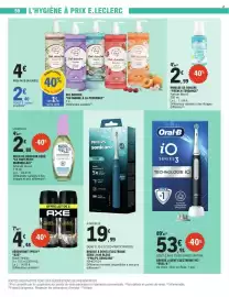Catalogue E.Leclerc page 50: Le tout petit Marseillais Huile de douceur bébé €2,88, PHILIPS SONICARE €19,99