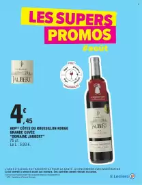 Catalogue E.Leclerc page 66: Domaine Jaubert €4,45